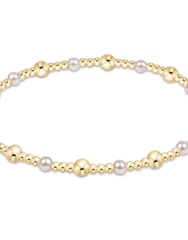 ENEWTON SINCERITY GOLD PEARL 4MM BRACELET