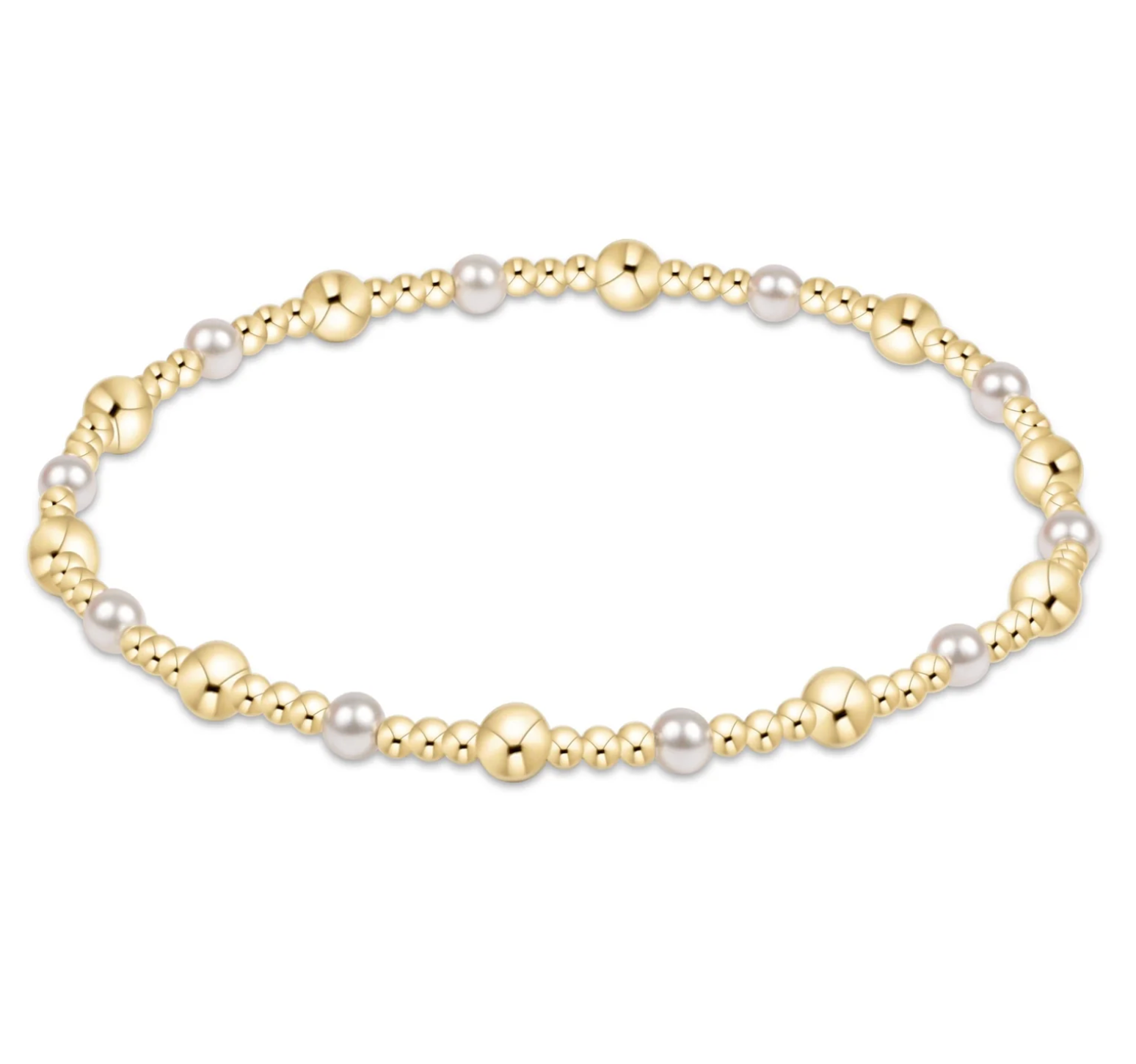 ENEWTON SINCERITY GOLD PEARL 4MM BRACELET
