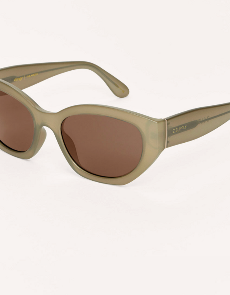Z SUPPLY MIRAGE-MOSS BROWN POLARIZED SUNNIES
