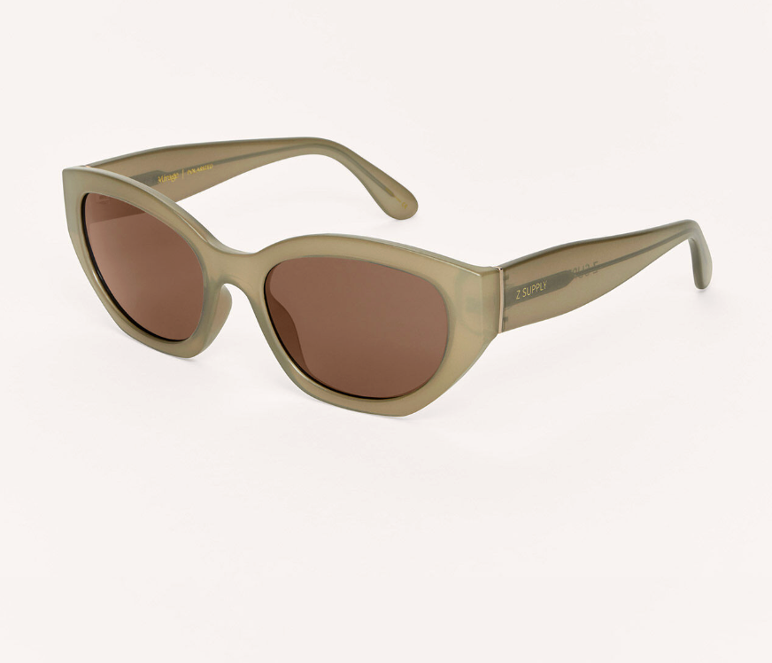 Z SUPPLY MIRAGE-MOSS BROWN POLARIZED SUNNIES