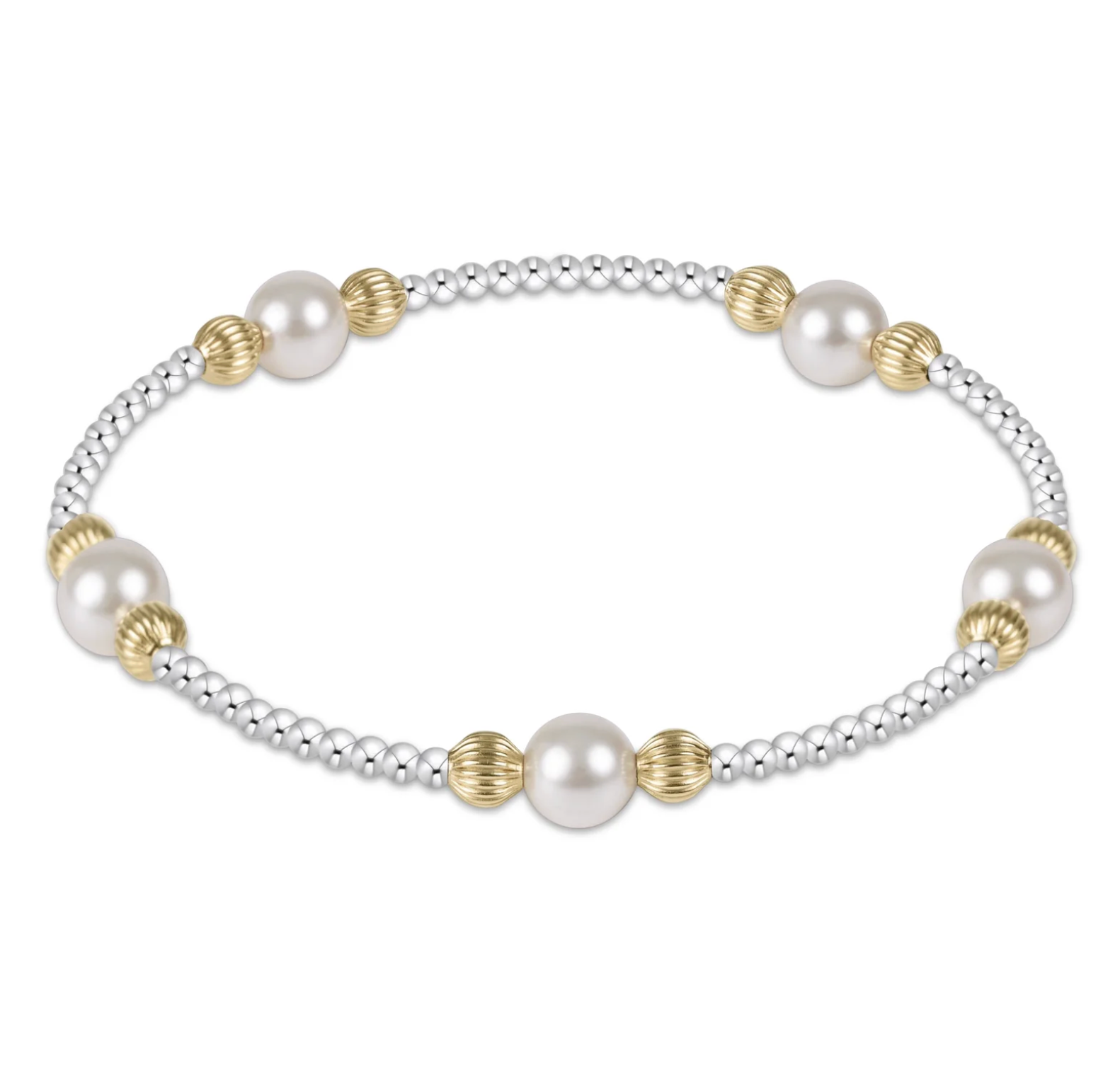 ENEWTON Purpose Dignity Pearl 6mm  Bead Bracelet - Mixed Me