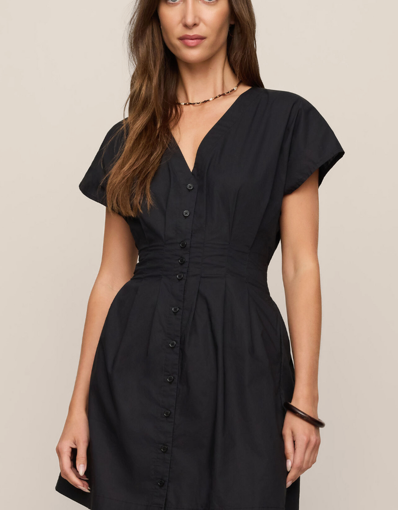 Z SUPPLY SANNA MINI DRESS-BLACK