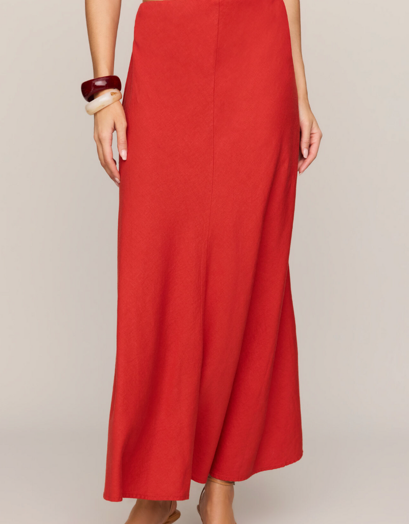 Z SUPPLY MERYL SKIRT-CHILI PEPPER