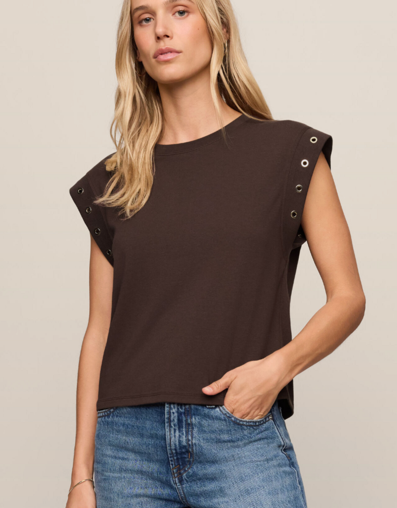 Z SUPPLY CAMINO GROMMET TOP-DK CHOCOLATE