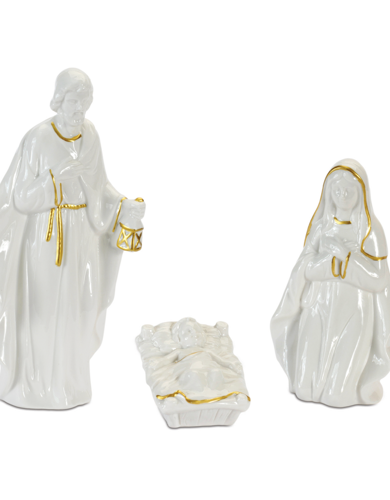 holy family-set of three- 2-9" high