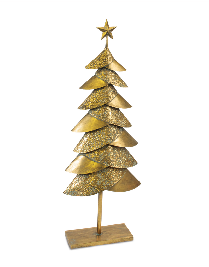 gold iron tree 41" high