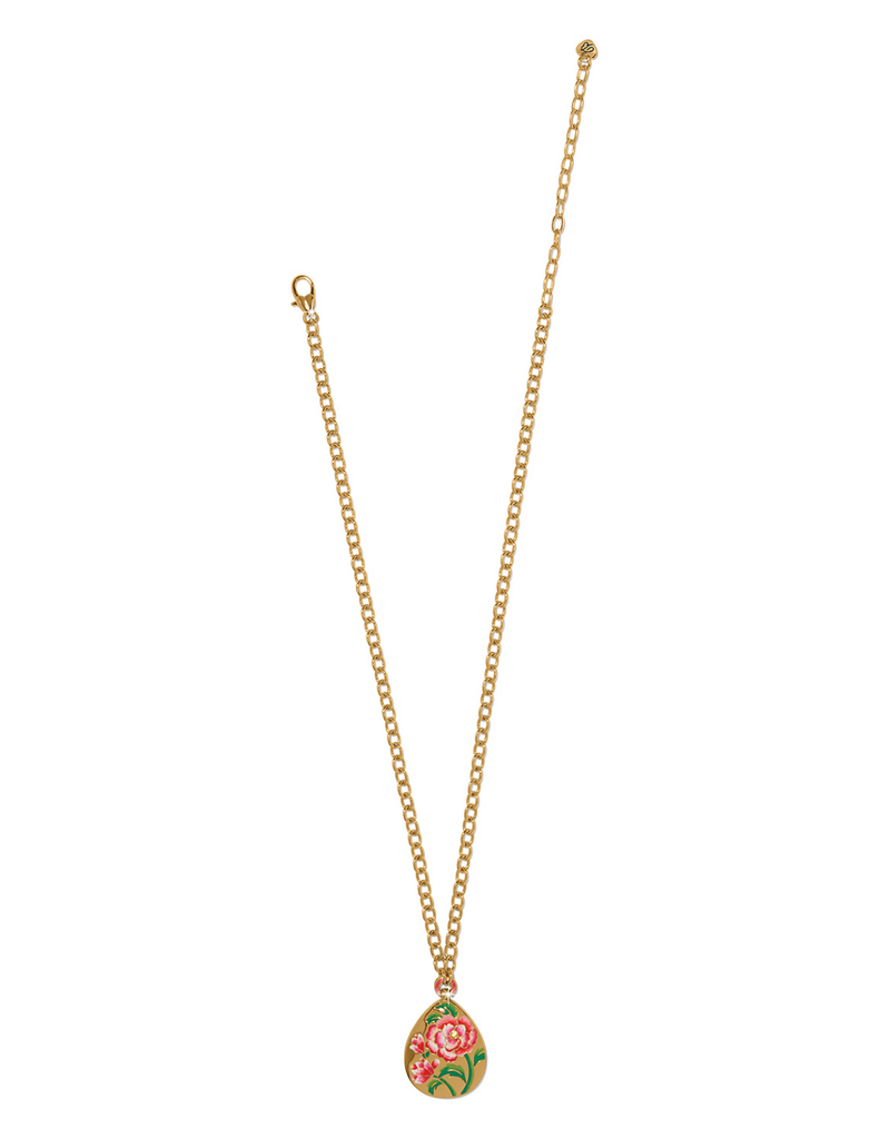 BRIGHTON ROSE PETAL TEARDROP NECKLACE
