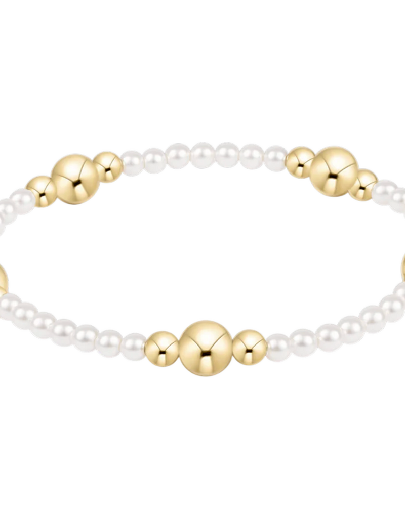 ENEWTON PURPOSE GOLD 6MM PEARL BRACELET