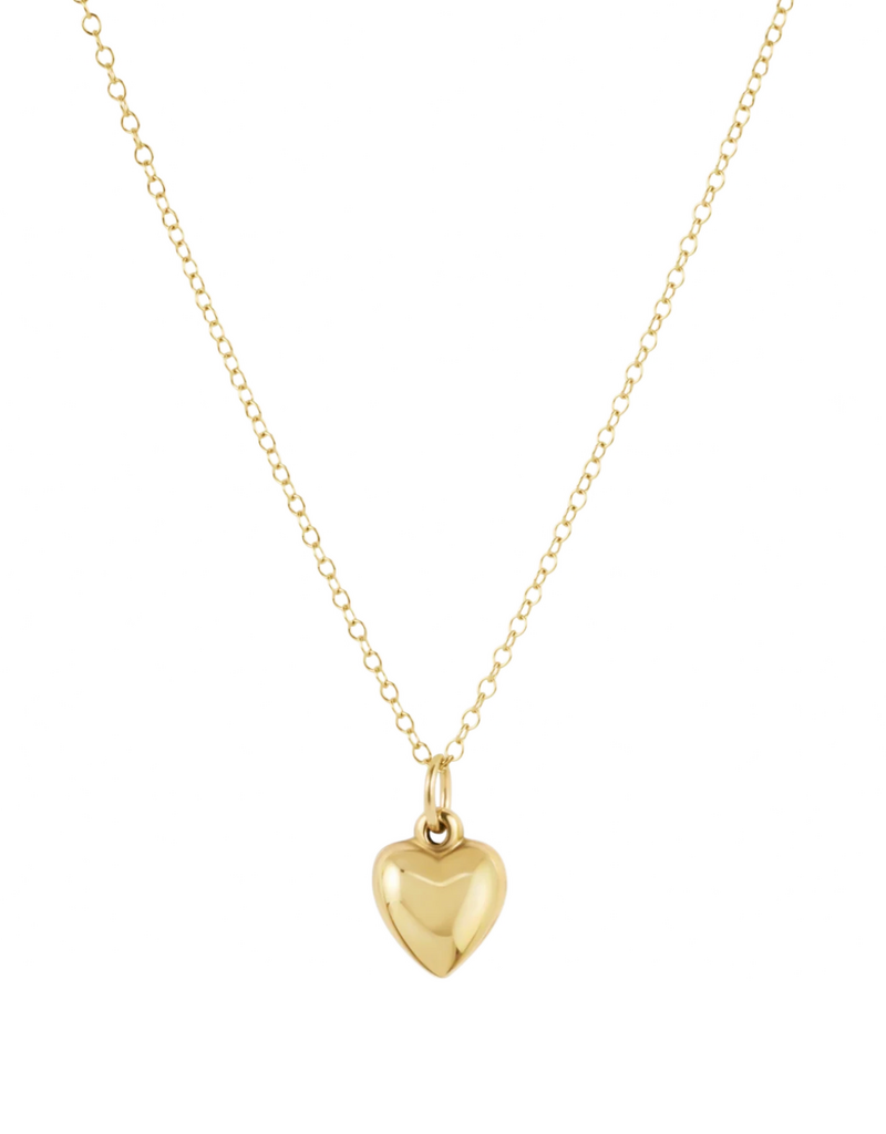 ENEWTON 16" necklace gold - love plush small gold charm