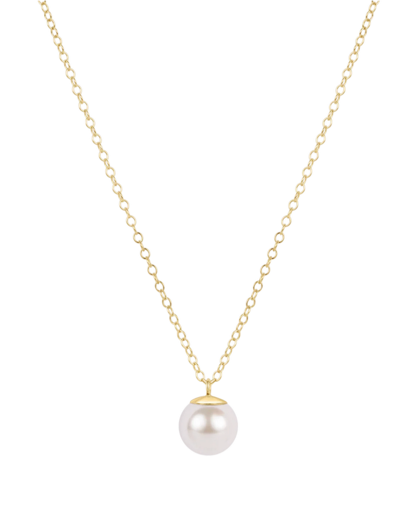 ENEWTON 16" necklace gold - classic pearl 8mm charm