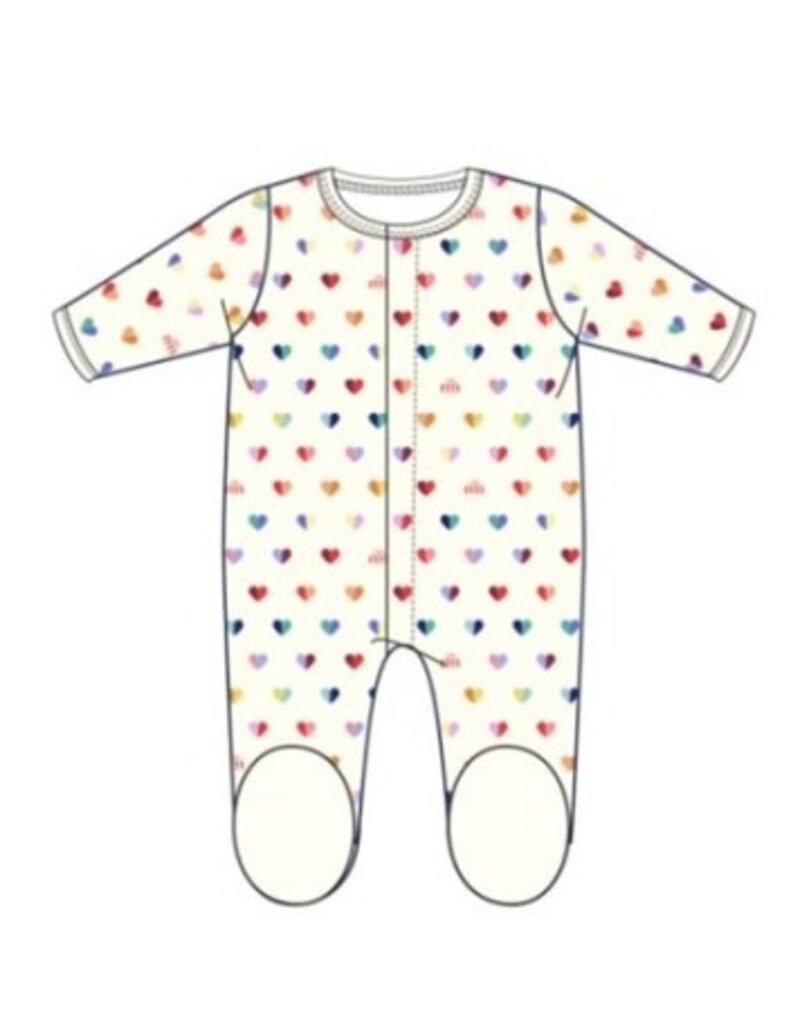 Magnetic  Me BRANDED HEART MODAL FOOTIE
