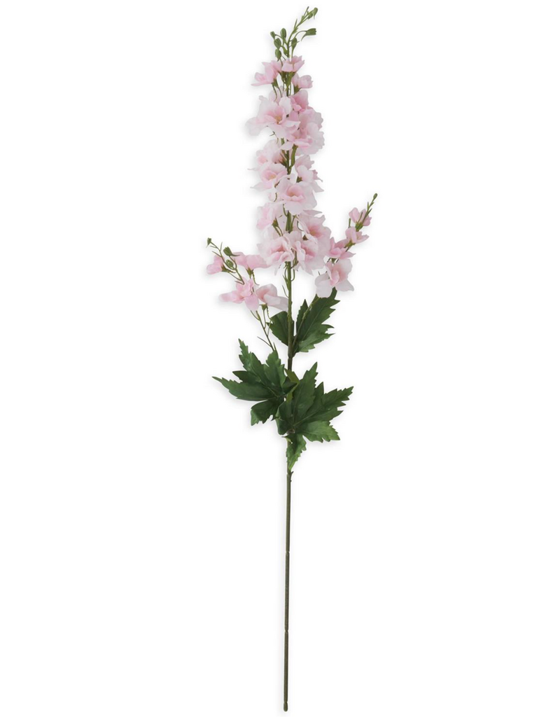REAL TOUCH PINK DELPHINIUM 3 BLOOM SPRAY-36 INCH