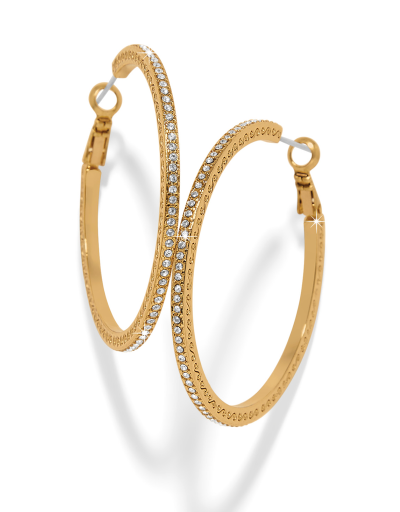 BRIGHTON Meridian Eclipse Thin Large Hoop Earrings