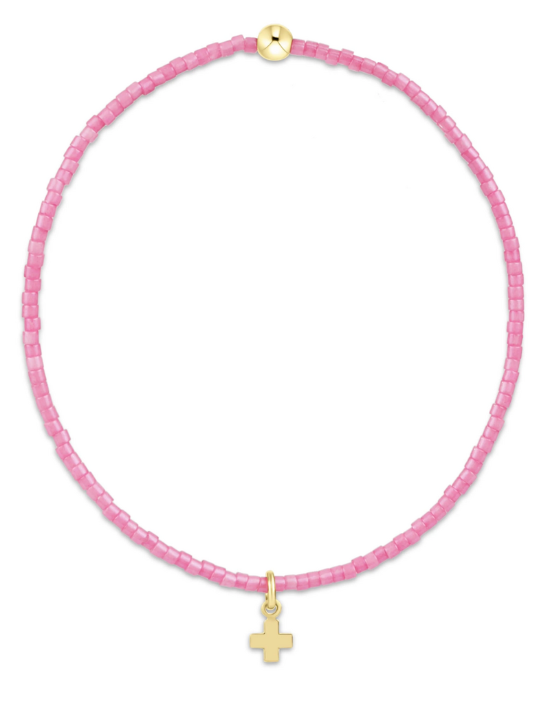 ENEWTON HOPE CLASSIC SIGNATURE CROSS GOLD CHARM BRACELET