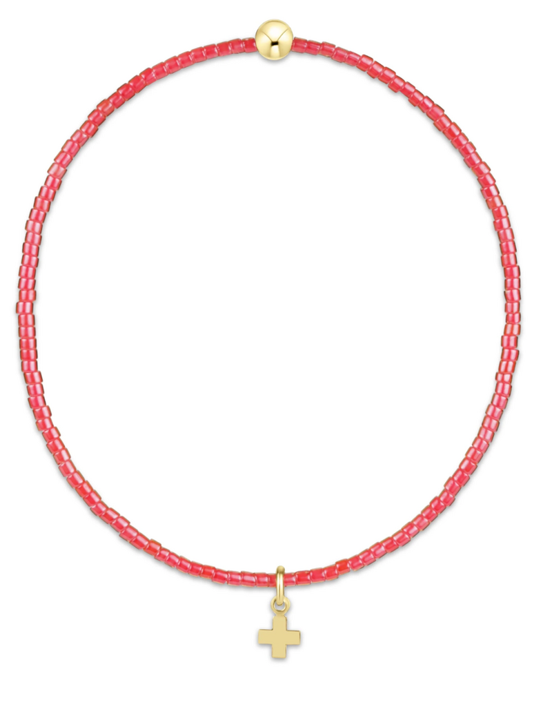 ENEWTON HOPE CLASSIC SIGNATURE CROSS GOLD CHARM BRACELET