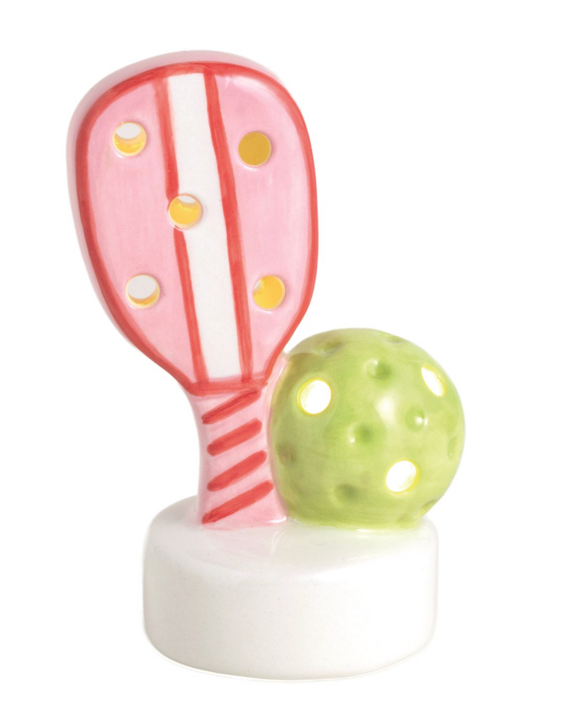 MUD PIE PICKLEBALL LIGHT-UP SITTER