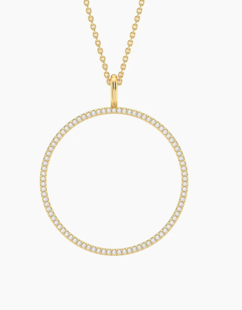 ELLA STEIN WATERPROOF YOU ARE MY EVERYTHING DIAMOND PENDANT NECKLACE