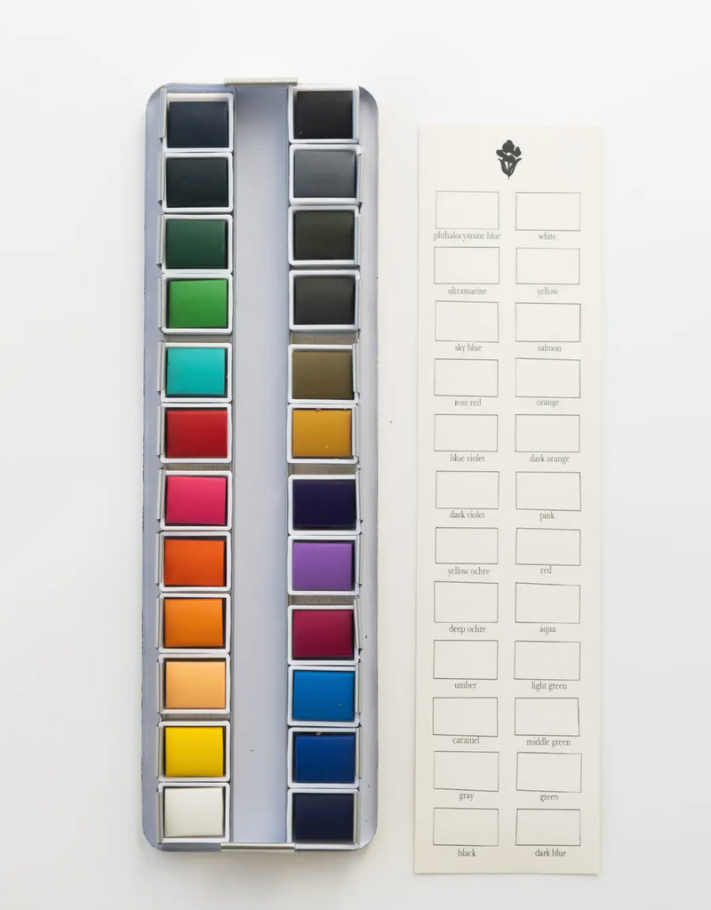 BAILEY RAE STUDIO WATERCOLOR PAINT PALLETTE-24