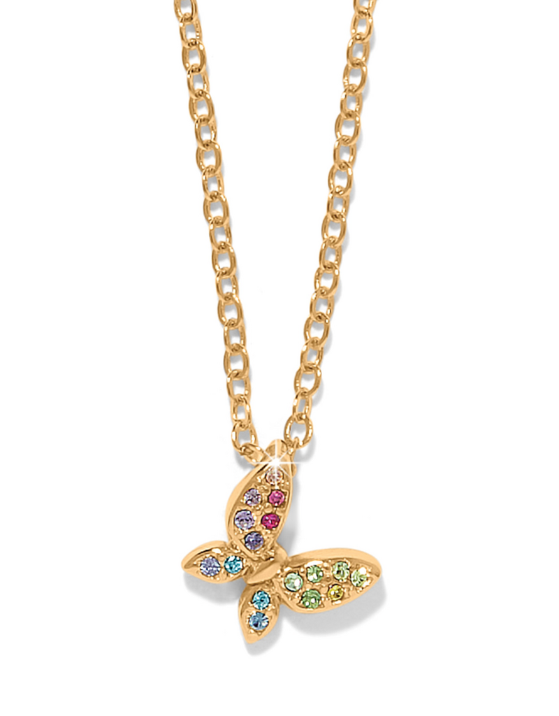 BRIGHTON Enchanting Gem Butterfly Necklace