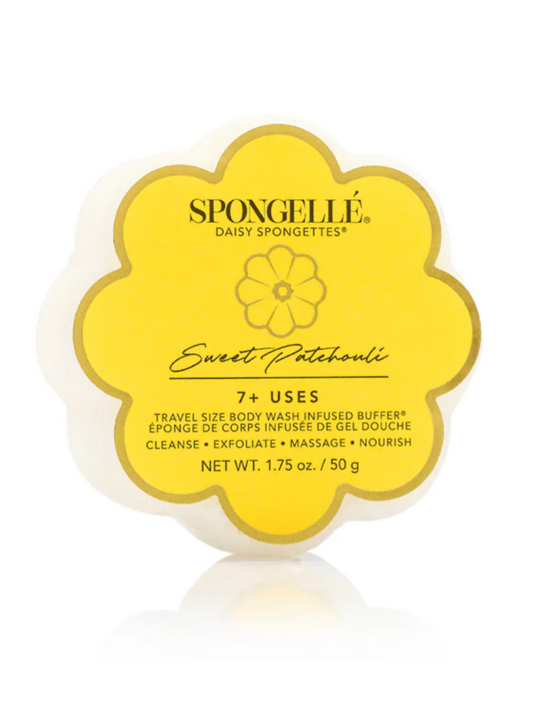 SPONGELLE DAISY SPONGETTE BATH SPONGE-1.7 OZ SWEET PATCHOULI
