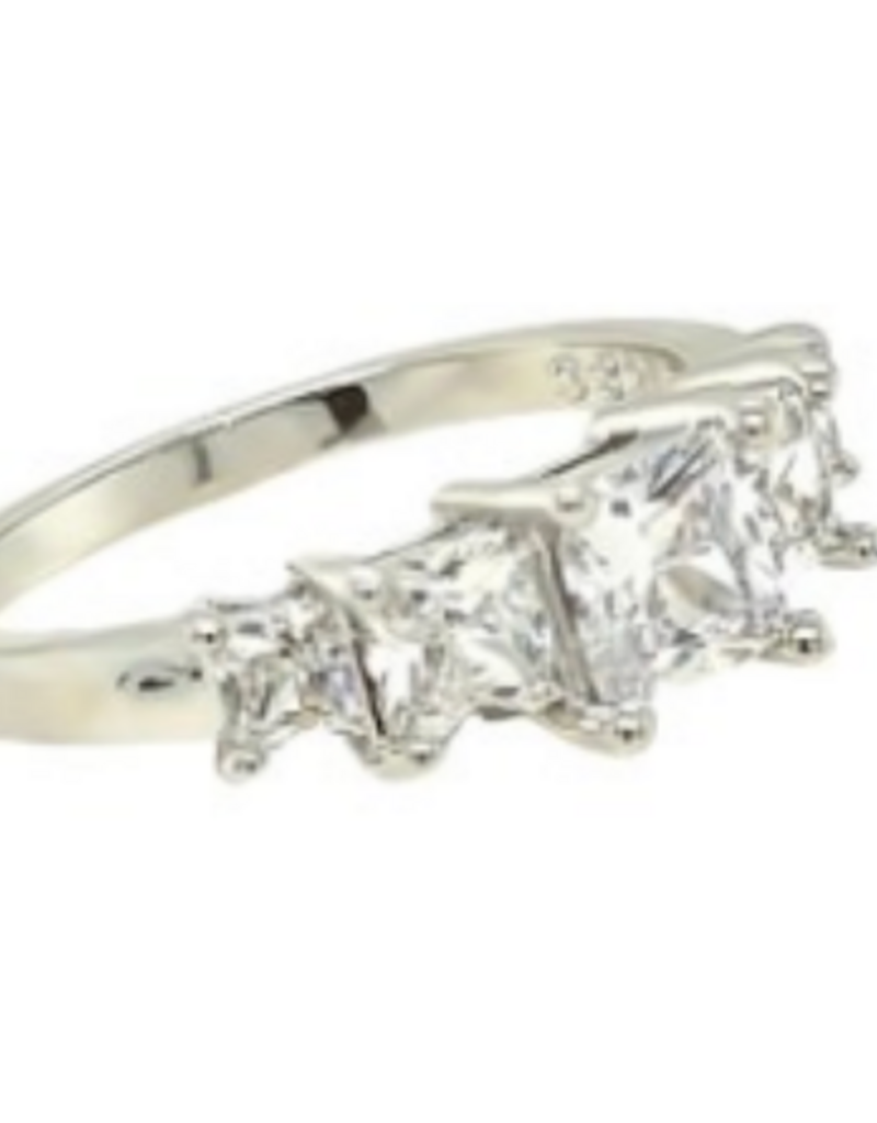 RS COVENANT RINGS 5-STONE PRINCESS SETTING