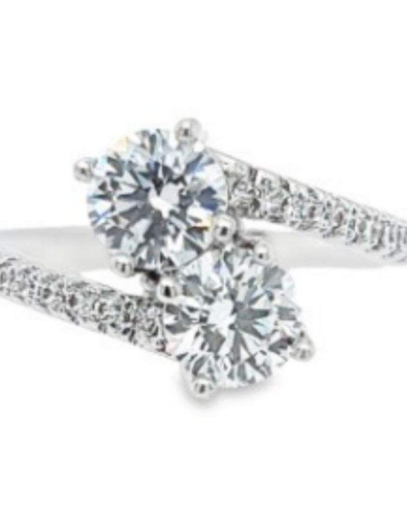 RS COVENANT RINGS DOUBLE ROUND STONE RING