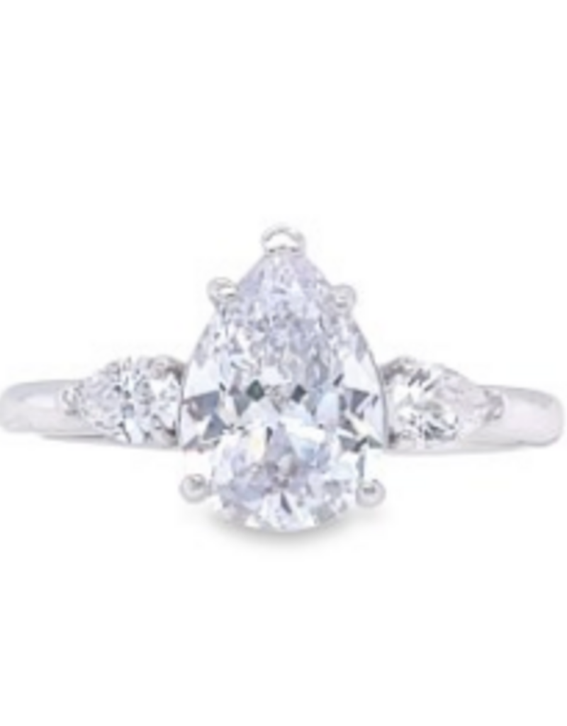 RS COVENANT RINGS PEAR SHAPE RING WITH ACCENTS