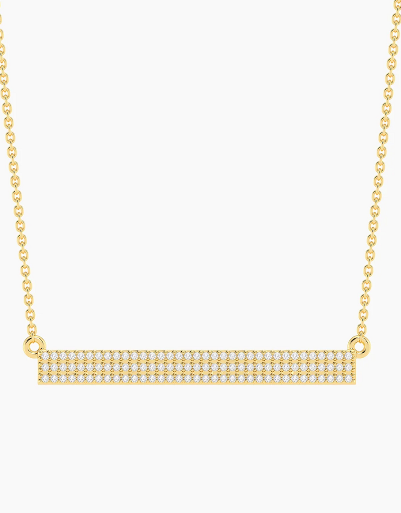 ELLA STEIN WATERPROOF TELL ME STRAIGHT PENDANT NECKLACE