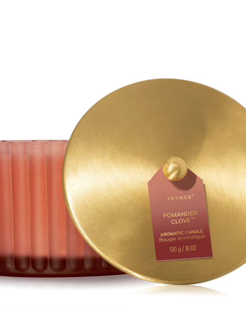 THYMES POMANDER CLOVE 3-WICK CANDLE,  18 OZ