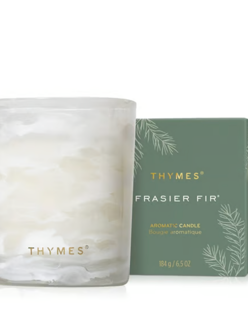 THYMES FRASIER FIR TIDINGS BOXED CANDLE, 6.5 OZ