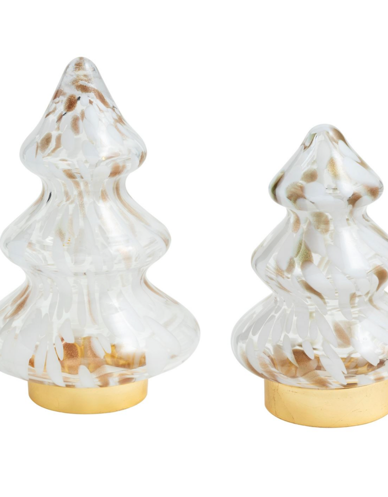 MUD PIE WHITE & GOLD TORTOISE TREES