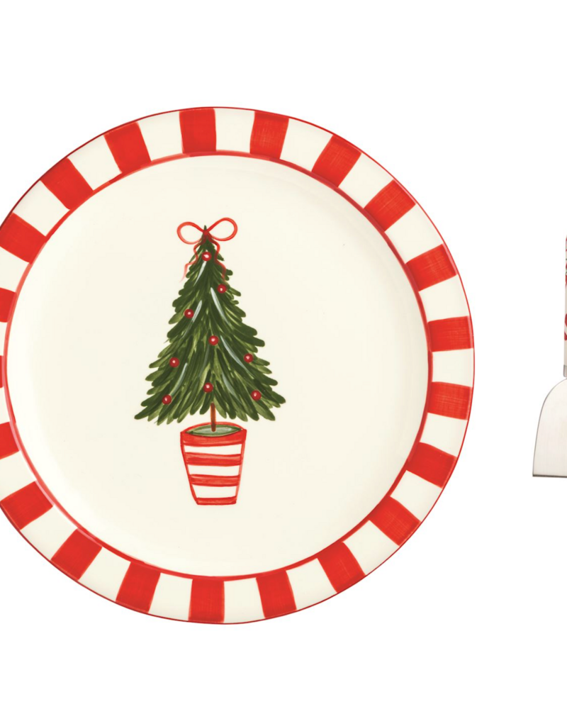 MUD PIE TREE TOPIARY COOKIE PLATE SET