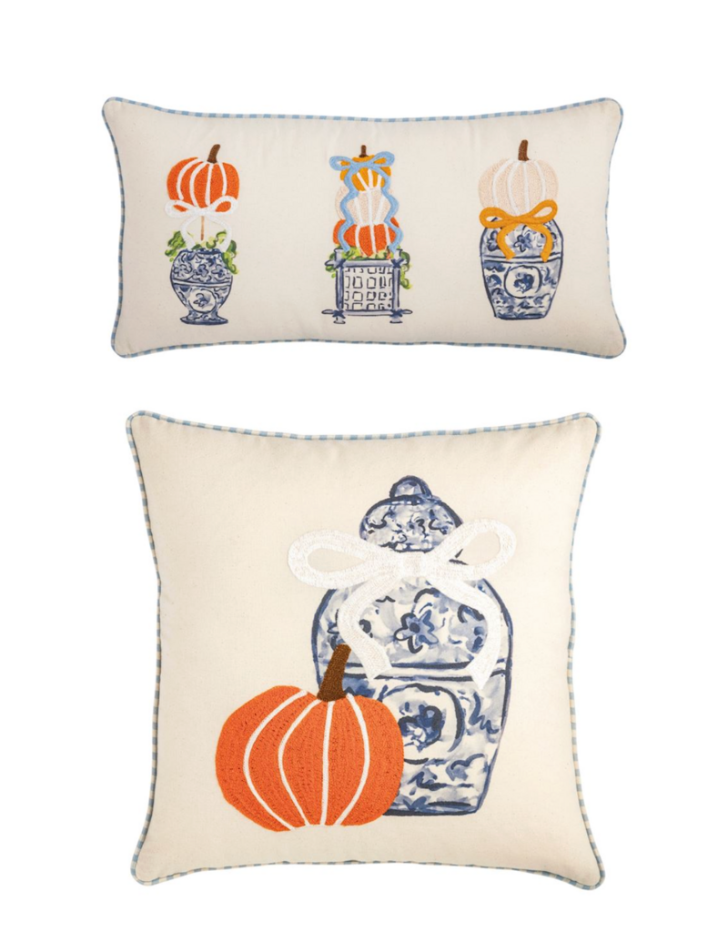 MUD PIE PUMPKIN TOPIARY PILLOWS