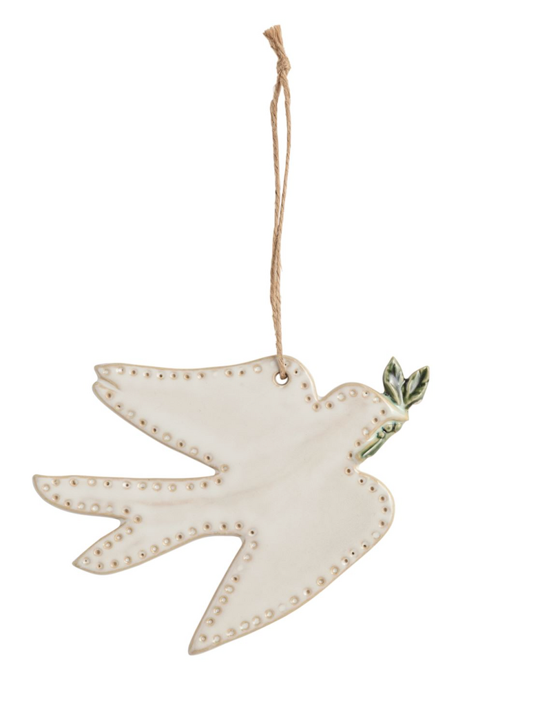 MUD PIE TURTLE DOVE ORNAMENT