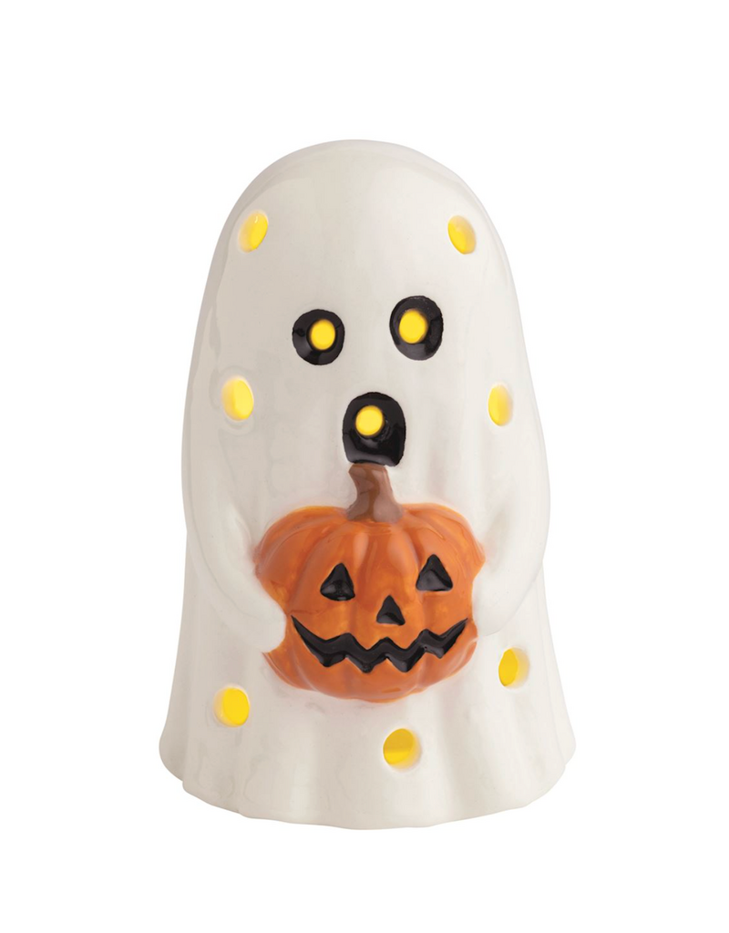 MUD PIE GHOST LIGHT-UP SITTER