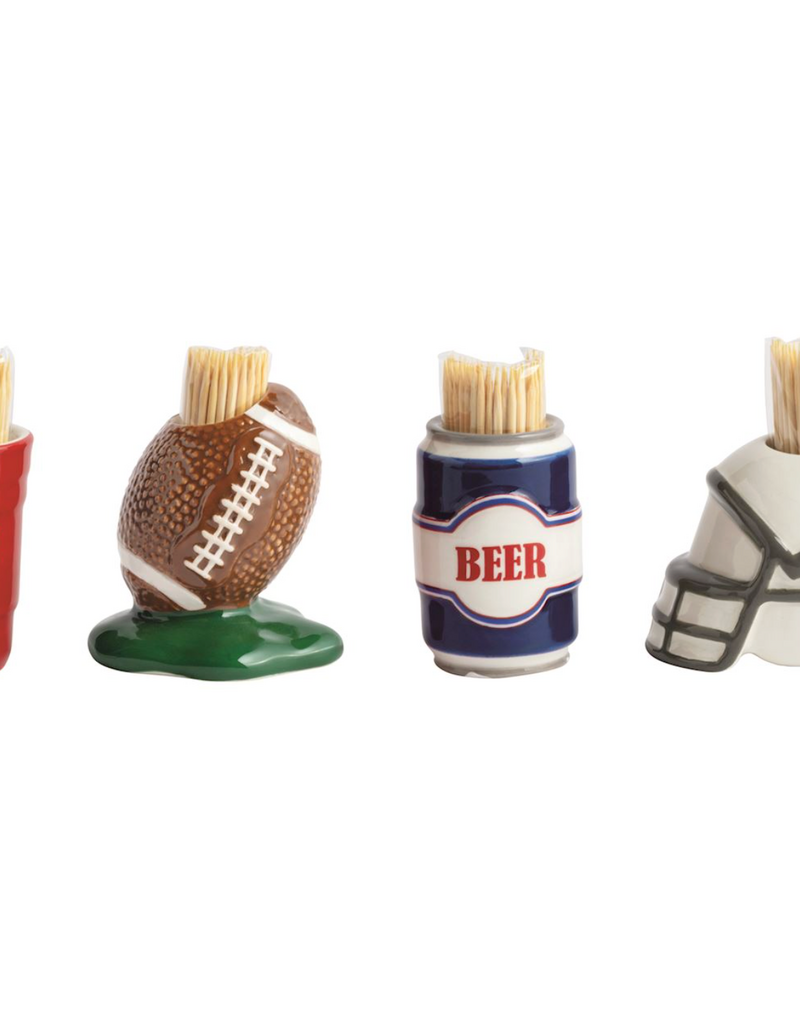 MUD PIE TAILGATE TOOTHPICK CADDY SETS