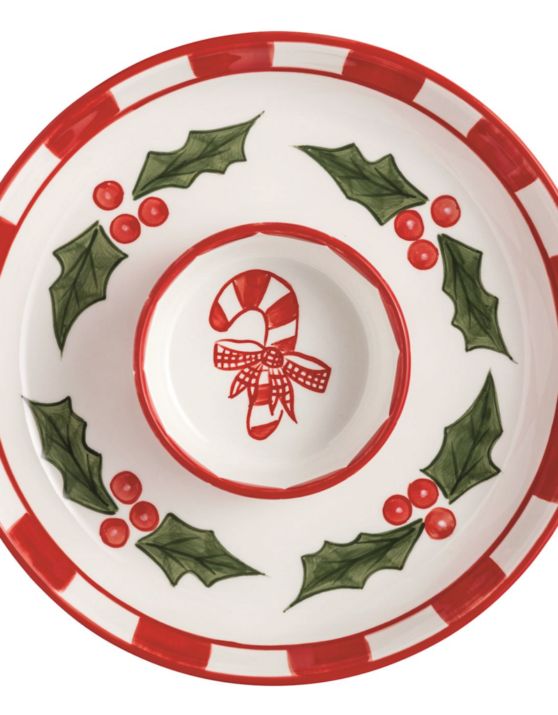 MUD PIE HOLLY CHIP & DIP SET