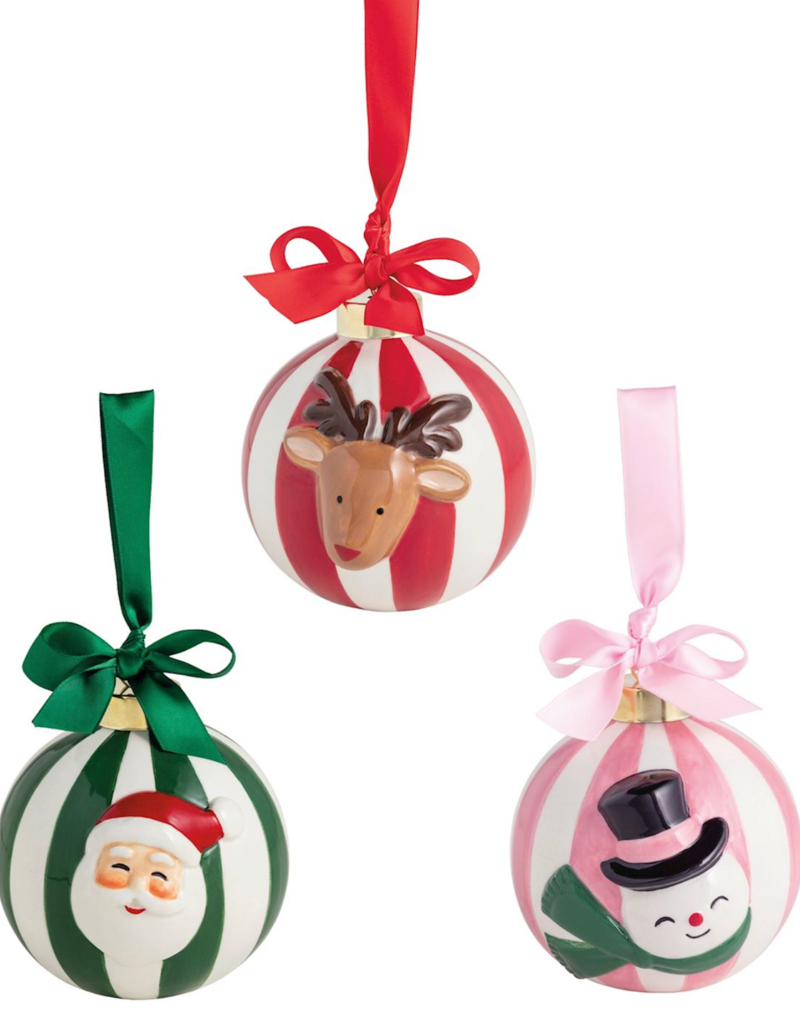 MUD PIE WHIMSEY CHRISTMAS BALL ORNAMENTS