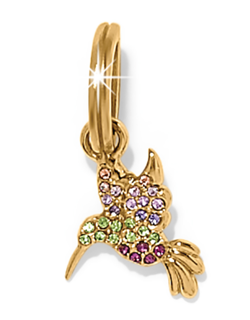 BRIGHTON ENCHANTING GEM HUMMINGBIRD CHARM