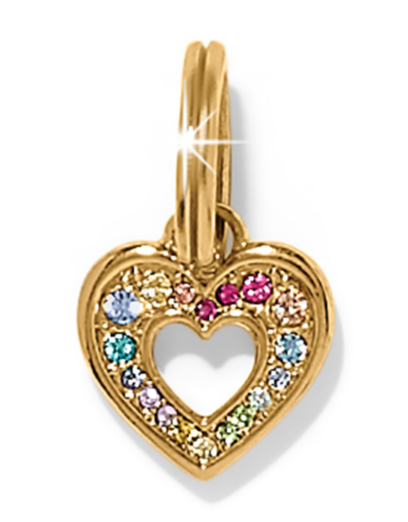 BRIGHTON ENCHANTING GEM HEART CHARM