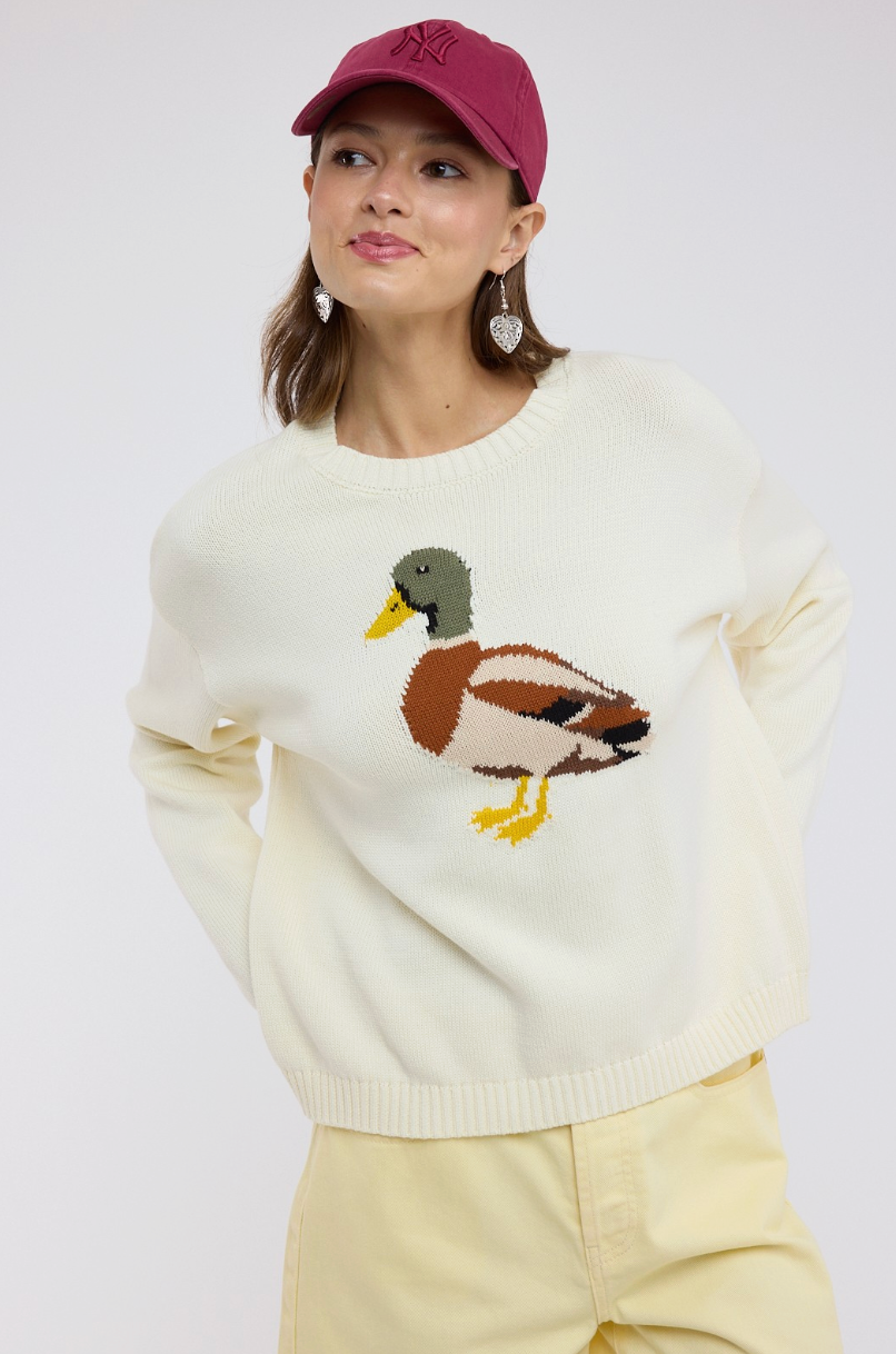 MALLARD DUCK KNIT SWEATER