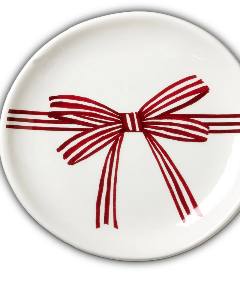 TAG BOW APPETIZER PLATE