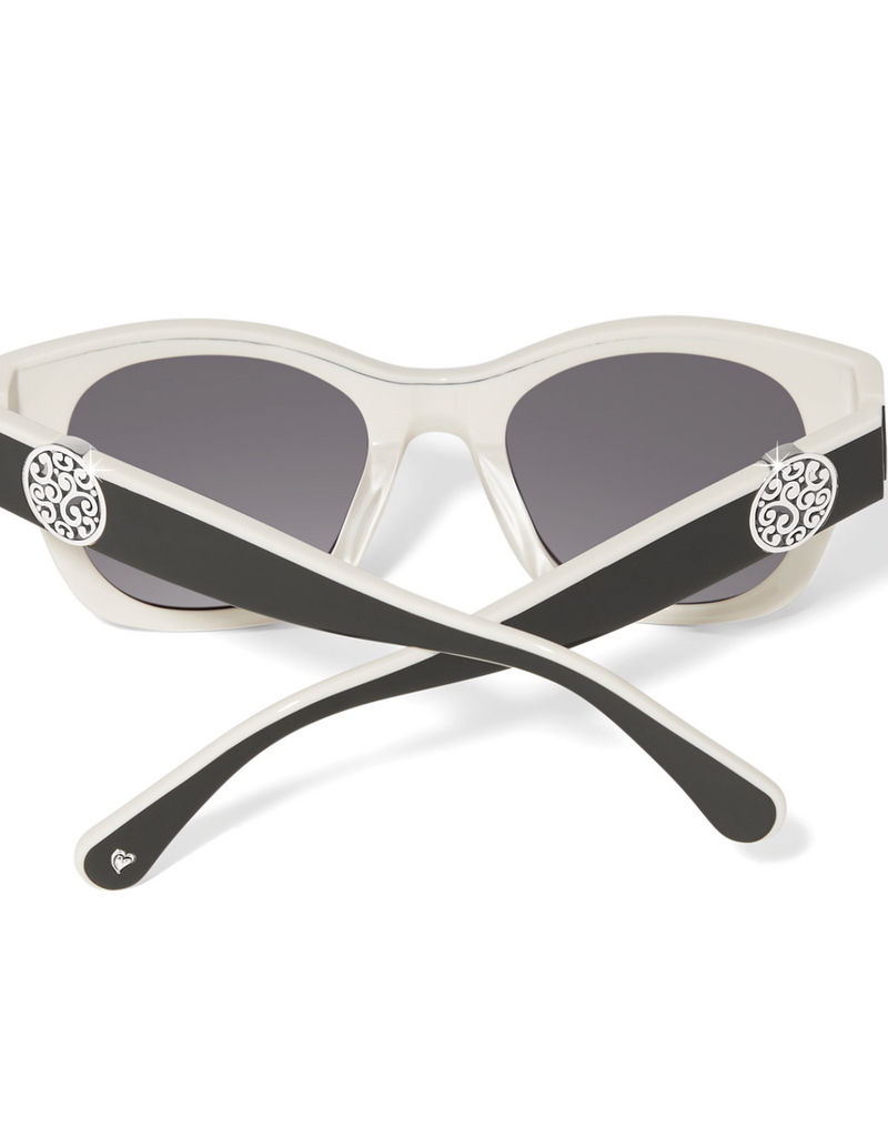 BRIGHTON CONTEMPO MEDALLION TWO TONE SUNGLASSES