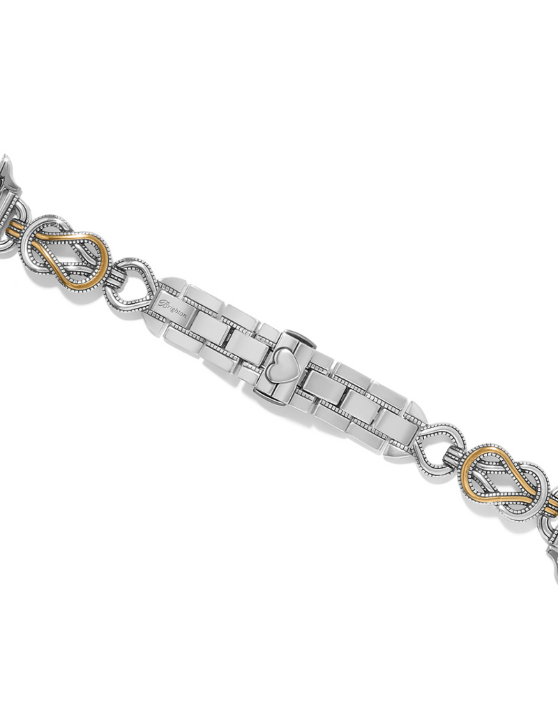 BRIGHTON INTERLOK HARMONY TWO TONE WATCH BAND