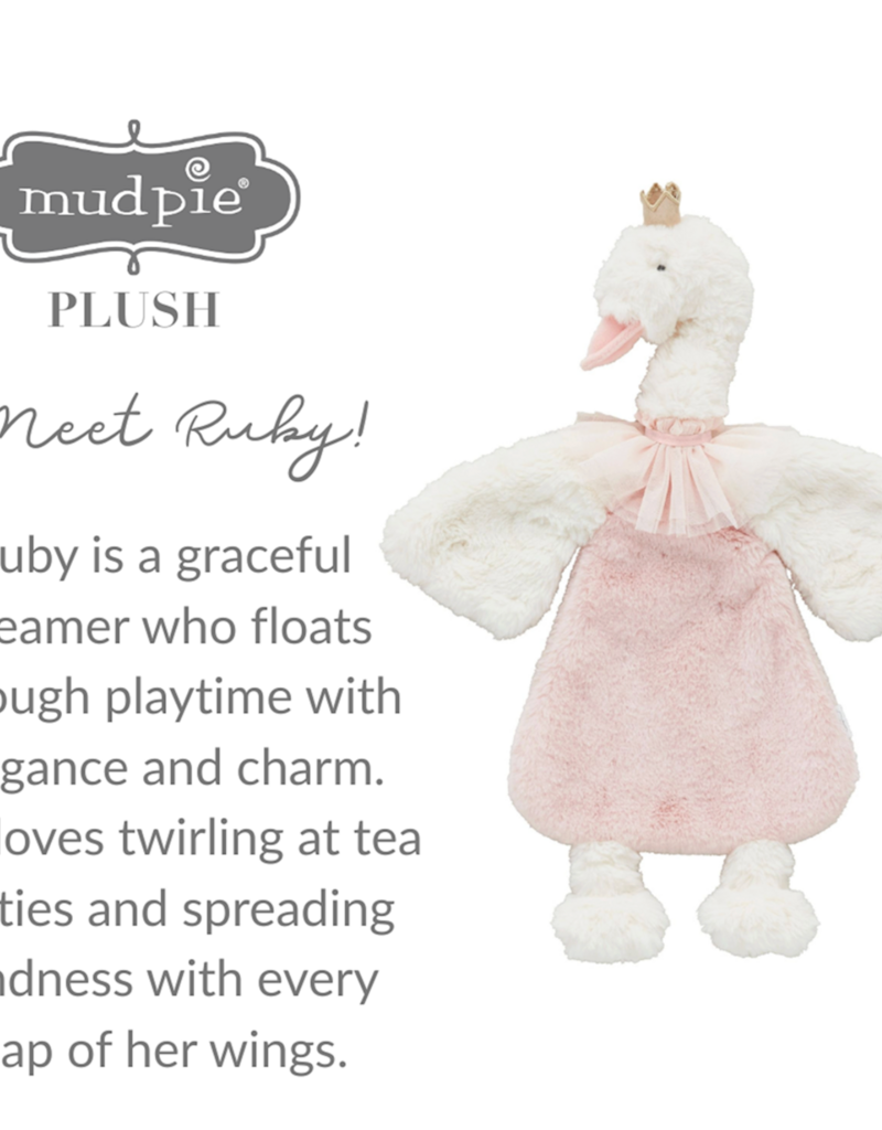 MUD PIE SWAN PRINCESS PLUSH WOOBIE