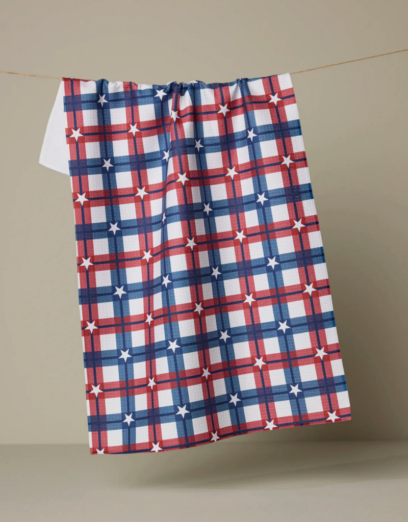 GEOMETRY BACKYARD PICNIC TEA TOWEL