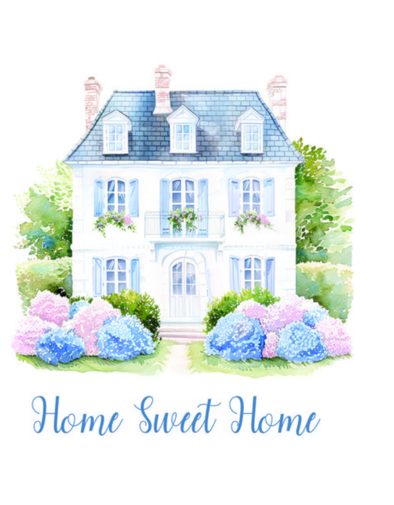 GET SASSYS HOME SWEET HOME TEA TOWEL