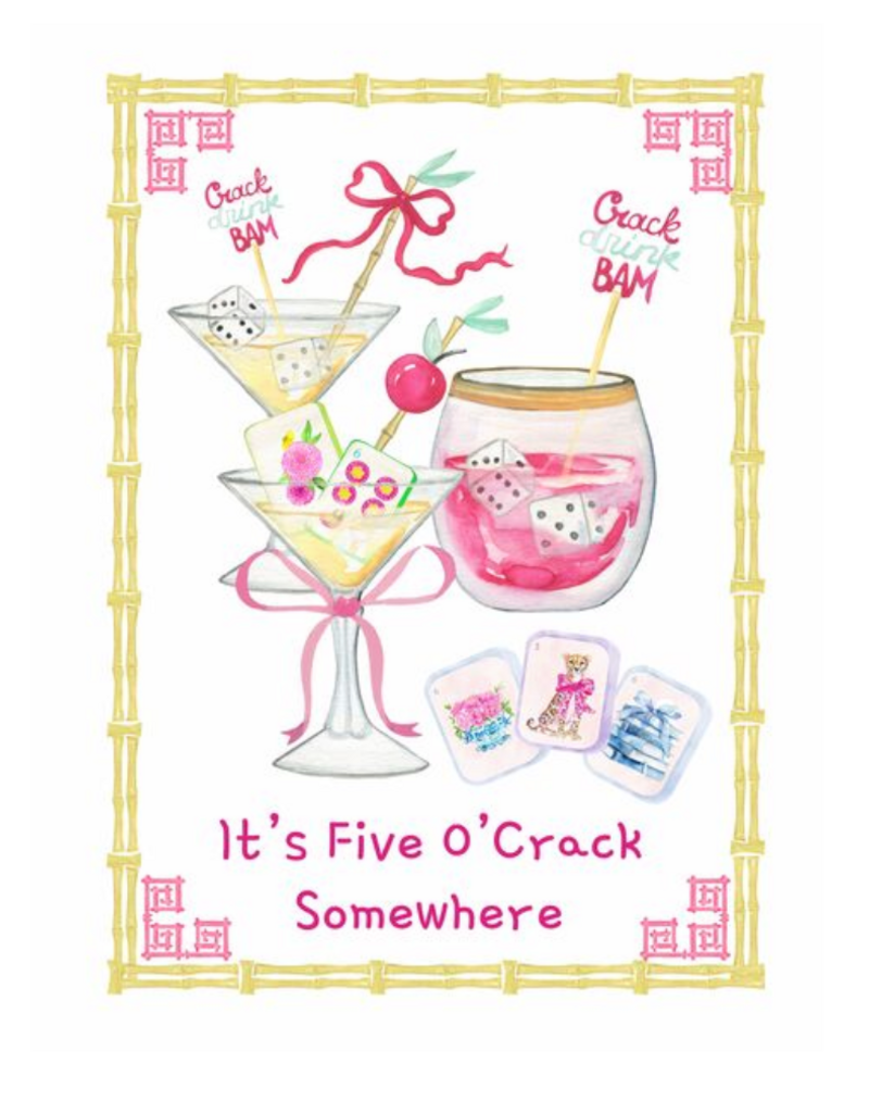 GET SASSYS IT'S FIVE O'CLOCK SOMEWHERE TOWEL