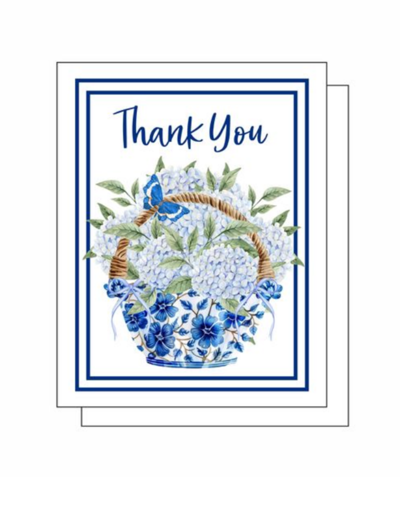 GET SASSYS THANK YOU CHINOISERIE BASKET CARD