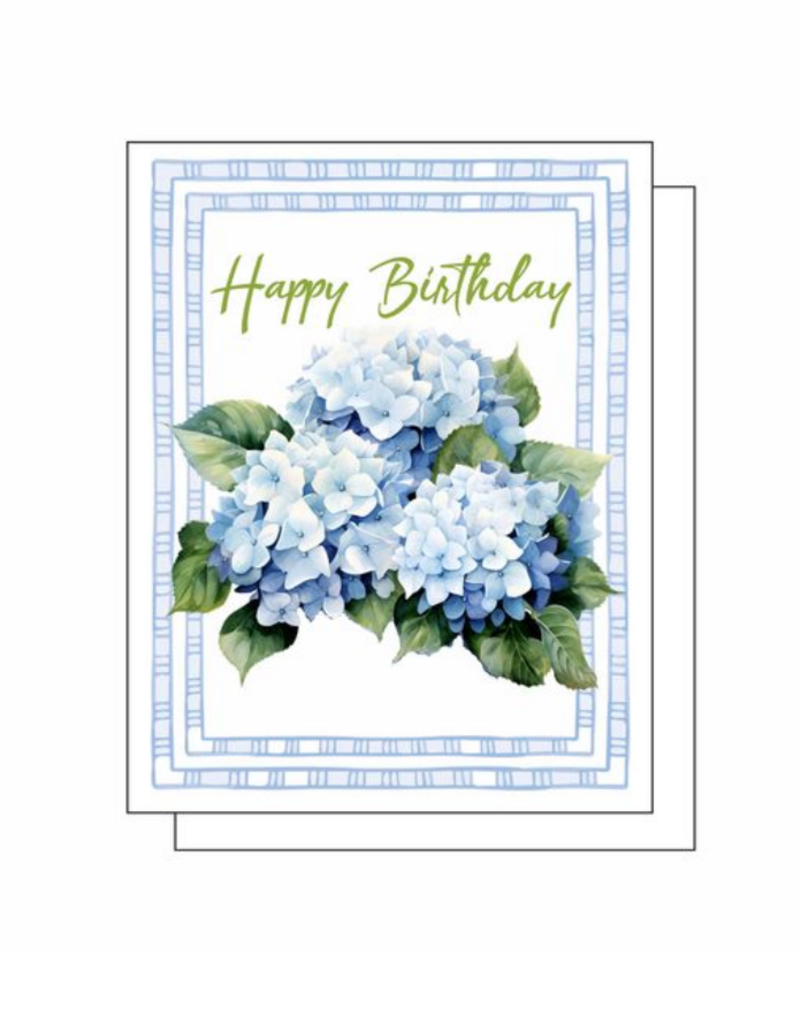 GET SASSYS HAPPY BIRTHDAY HYDRANGEA CARD
